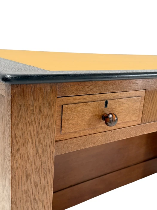 Art Deco Modernist Free-Standing Desk by J.A. Muntendam for L.O.V. Oosterbeek